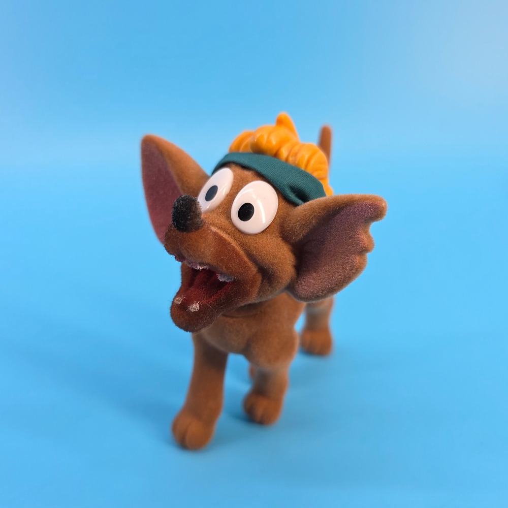 Disney Oliver & Company: TITO - Vintage 1988 Flocked Figure - Sears Exclusive